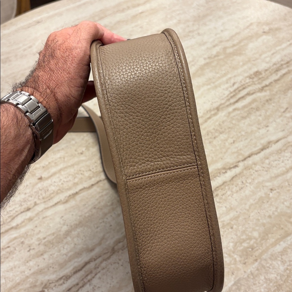 Coach Emery Leather Crossbody Bag in Mocha Pebbled Leather - Picture 12 of 16